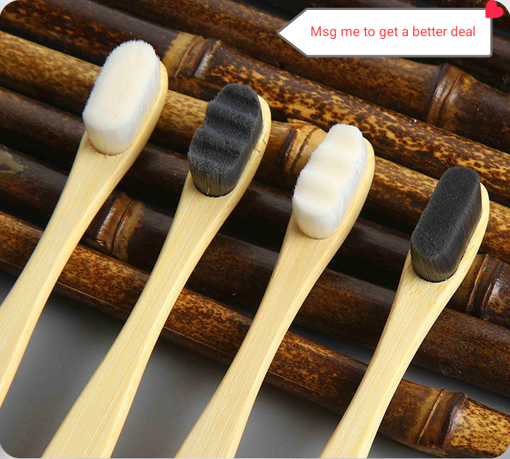 Eco-Friendly Microbristle Bamboo Toothbrush - Image 2