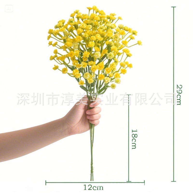 Artificial Gypsophila Flowers (10pc) - Image 5
