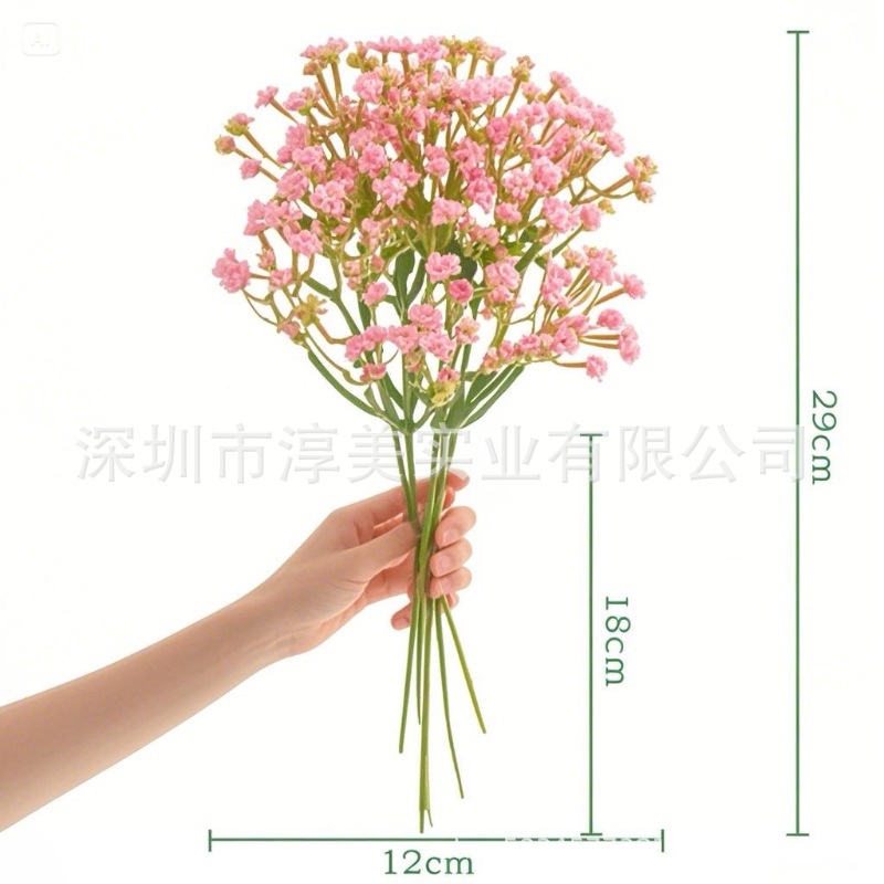 Artificial Gypsophila Flowers (10pc) - Image 9
