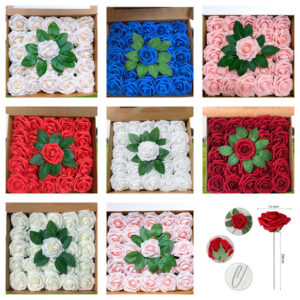 Artificial Rose Flowers (1pc)