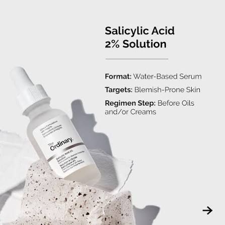 The Ordinary Salicylic Acid 2% Solution Serum (30ml) - Image 3