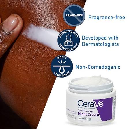 CeraVe Skin Renewing Night Cream (48gm) - Image 2