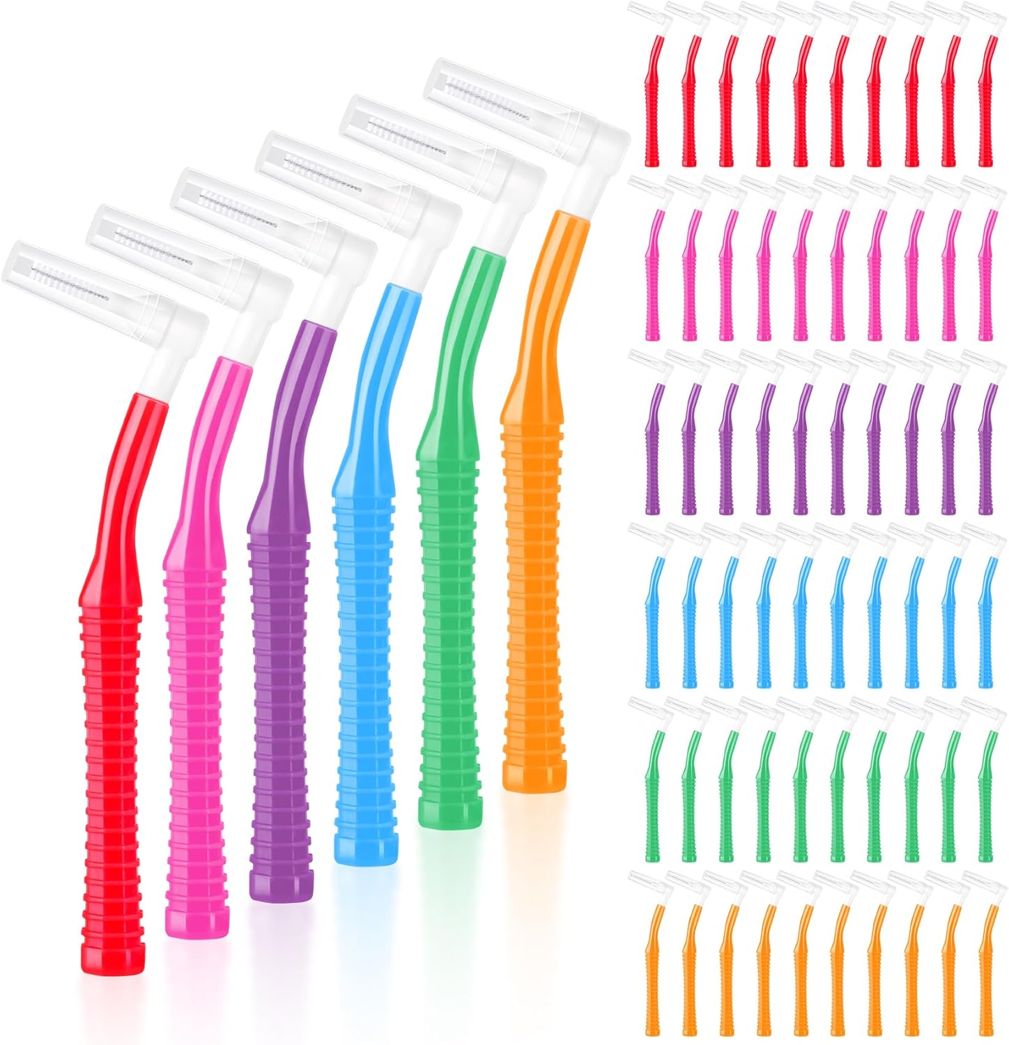 L-shaped Interdental Orthodontic Brush (6 pcs)